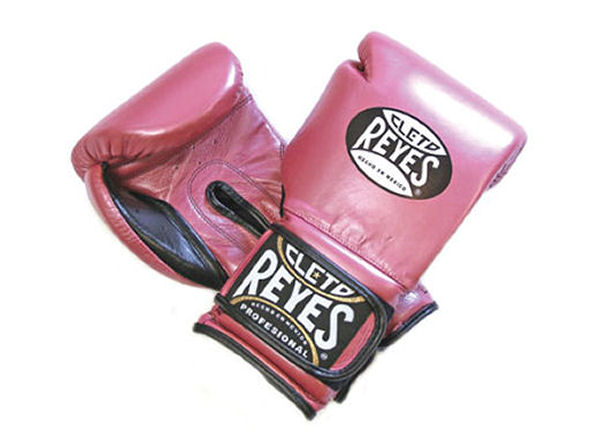 Cleto Reyes 16oz Velcro Pro Sparring Training Gloves Pearl Pink